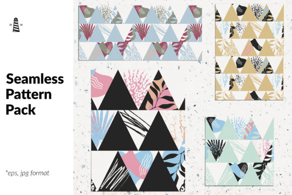 Abstract Colorful Seamless Patterns