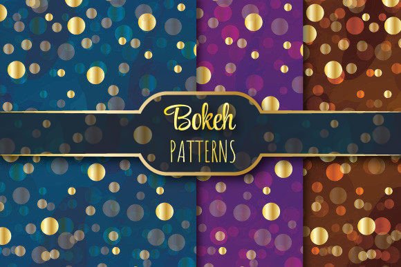 Bokeh Patterns: Seamless Vector Backdrops
