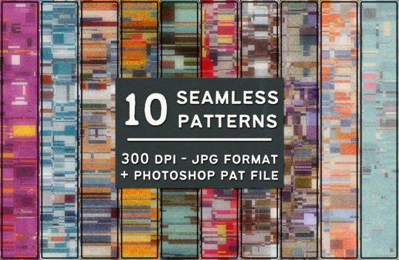 Free Vintage Glitch Seamless Patterns: A Creative Designer’s Essential Resource