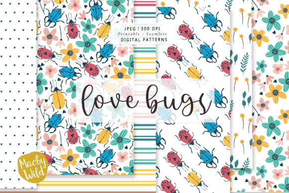 Love Bugs Insect Patterns