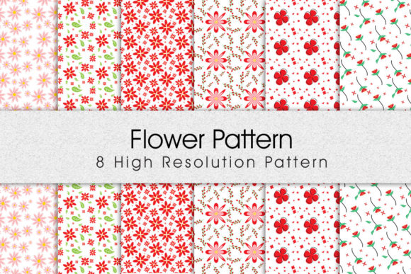 New Flower Seamless Patterns