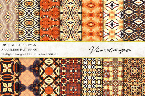 Vintage Seamless Patterns Collection
